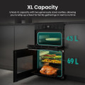 Hisense HDCEC5C10B 50cm Double Oven Electric Cooker wit