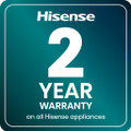 Hisense WF3S1243BW3 12kg 1400 Spin Steam Washing Machin