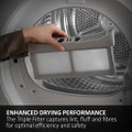 Haier HD90-D357U1G-UK 9kg Heat Pump Tumble Dryer - Grap