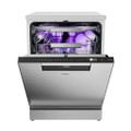XF6B2M3BX-80 Haier XF 6B2M3BX-80 Dishwasher - Silver - 16 Place Sett