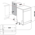 Hotpoint Maxi Space H7FHP43WUK Dishwasher with Third Ra