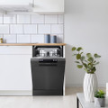 Hisense HS523E15BUK Slimline Dishwasher - Black - 10 Pl