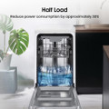 Hisense HS523E15WUK Slimline Dishwasher - White - 10 Pl