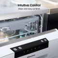 Hisense HS523E15WUK Slimline Dishwasher - White - 10 Pl