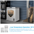Midea MDRC211FZE01 143 Ltr Static Chest Freezer - White