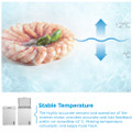 Midea MDRC211FZE01 143 Ltr Static Chest Freezer - White