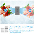 Midea MDRC284FZE01 198 Ltr Static Chest Freezer - White