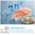 Midea MDRC284FZE01 198 Ltr Static Chest Freezer - White