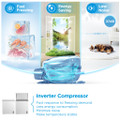 Midea MDRC284FZE01 198 Ltr Static Chest Freezer - White