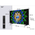 TCL 98A400U-UK 98" QD-MINI LED TV