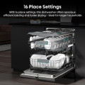Hisense HV16AUK Full-Size Fully Integrated Dishwasher -