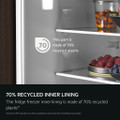 AEG NSC6L185ES 54.6cm 50/50 Built In Low Frost Fridge F