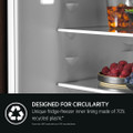 AEG NSC6L185ES 54.6cm 50/50 Built In Low Frost Fridge F