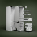 AEG NSC7T185ES 54.6cm 50/50 Built In Frost Free Fridge