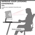 USTREAMSTAND Mitchell Acoustics uStream Speaker Stands (Destkop) - B