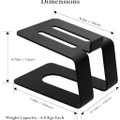 USTREAMSTAND Mitchell Acoustics uStream Speaker Stands (Destkop) - B