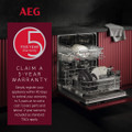 AEG FFX52507ZW Dishwasher - White - 10 Place Settings