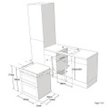 Hotpoint DUH10DIX 59.4cm Built In Electric Double Oven