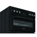 Hotpoint HDE6VDCASB1 50cm Double Oven Electric Cooker w
