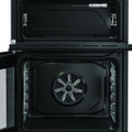 Hotpoint HDE6VDCASB1 50cm Double Oven Electric Cooker w