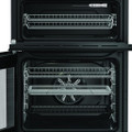 Hotpoint HDE6VDCASB1 50cm Double Oven Electric Cooker w