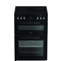 Hotpoint HDE6VDCASB1 50cm Double Oven Electric Cooker w