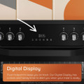 Hotpoint HDE6VDCASB1 50cm Double Oven Electric Cooker w