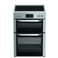 Hotpoint HDME6VDC2AX 60cm Double Oven Electric Cooker w