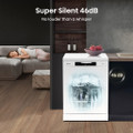 Hisense HS642D90WUK Full-Size Dishwasher - White - 14 P