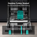 Hisense HS642D90WUK Full-Size Dishwasher - White - 14 P
