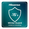 Hisense FUV124D4AWE Integrated Under Counter Freezer wi