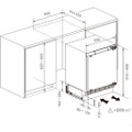 Hisense FUV124D4AWE Integrated Under Counter Freezer wi