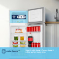 Fridgemaster MTM48120E 47.5cm 70/30  Fridge Freezer - W