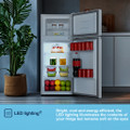 Fridgemaster MTM48120E 47.5cm 70/30  Fridge Freezer - W