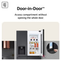 LG GSXE81PYBE 628L InstaView American Style Fridge Free