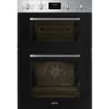 Smeg DOSF400B 59.7cm Built In Electric Double Oven - Bl