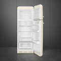 Smeg FAB30RCR6UK 60cm 75/25 Fridge Freezer - Cream