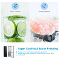 Midea MDRB379FGD30 54.7cm 60/40 Total No Frost Fridge F