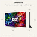 100MRGB96B6- LG 100MRGB96B6.AEK 100" 4K Micro RGB evo AI Smart TV