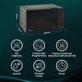 Hisense H23MOBS5H4UK 23 Litres Solo Microwave - Black