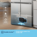 Fridgemaster MQ79395ES 79.4cm 65/35 Total No Frost Amer