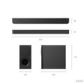 HTSD40_CEK HTSD40-CEK Sony Soundbar with Subwoofer Dolby Digital