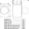Hisense 3S Series DH3S802BW3 WiFi-enabled 8kg Heat Pump