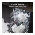 Hisense HS642D90XUK Dishwasher - Stainless Steel - 14 P