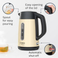 TWK4P437GB Bosch Traditional Kettle Cream