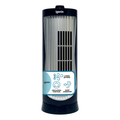 DF0020 Mini Tower Fan, Oscillating - 12 Inch - Black