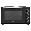 IGMO04816HB Igenix 48L Mini Oven Grill With Hot Plates - Black