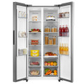 Midea MDRS619FIE46 83.5cm 460L Frost Free Fridge Freezer - Stainless Steel