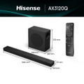 Hisense AX3120Q 3.1.2ch Wireless Sound Bar with Dolby A