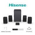 HTSATURN Hisense HT Saturn Wireless 4.1.2ch Soundbar - Black